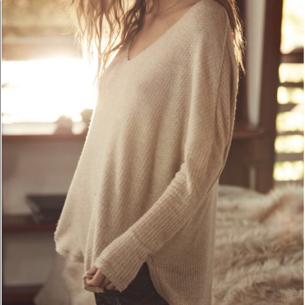 Out From Under Oversized Cozy Thermal V Neck